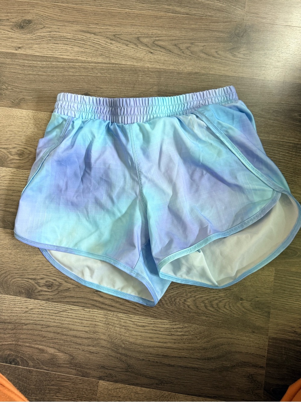 all in motion Pastel Tie-Dye Light Blue & Lavender Women's Athletic Shorts
